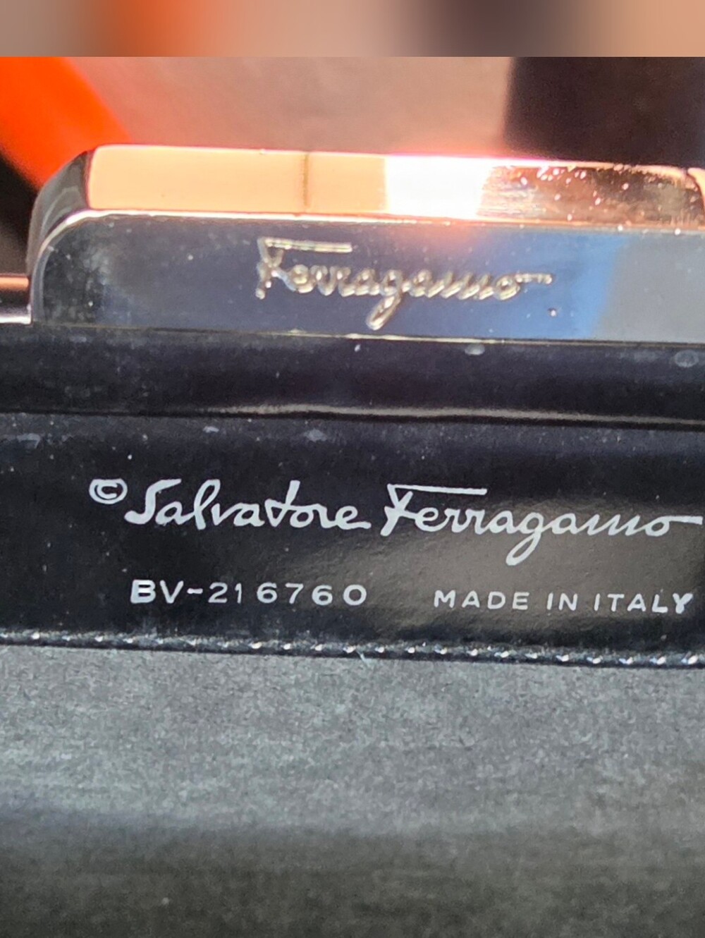 Vintage Salvatore Ferragamo Black Patent Leather Frame Bag Shoe Logo BV-216760 - Picture 14 of 15